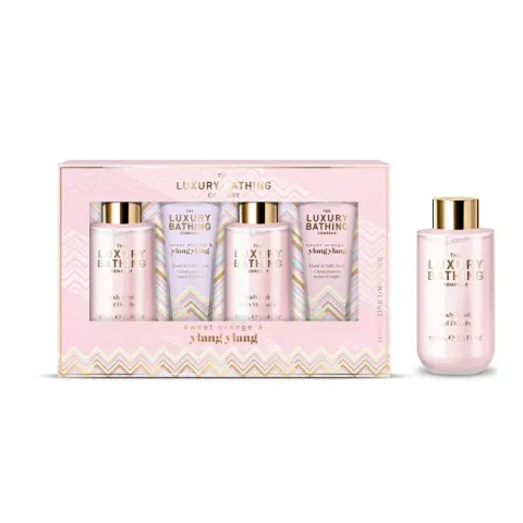 Gift set of body care in a box Orange &amp; Ylang Ylang 4 pcs