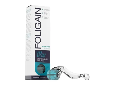 Foligain Microneedle roller for hair growth (Hair &amp; Scalp Roller) 0.25 mm