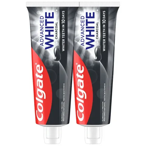 Advanced White Charcoal Whitening Toothpaste 2 x