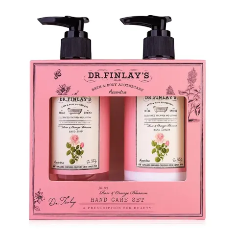 Dr. Finlay`s Rose &amp; Orange Blossom Hand Care Pump Gift Set
