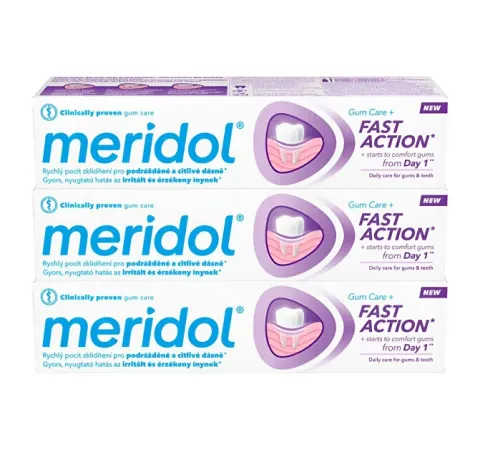 Fast Action Toothpaste 3 x