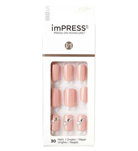 Kiss Self-adhesive nails imPRESS Nails Crystal Blossom 30 pcs