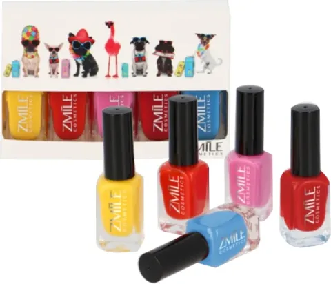 Nail polish set with gel effect Summer Vacation