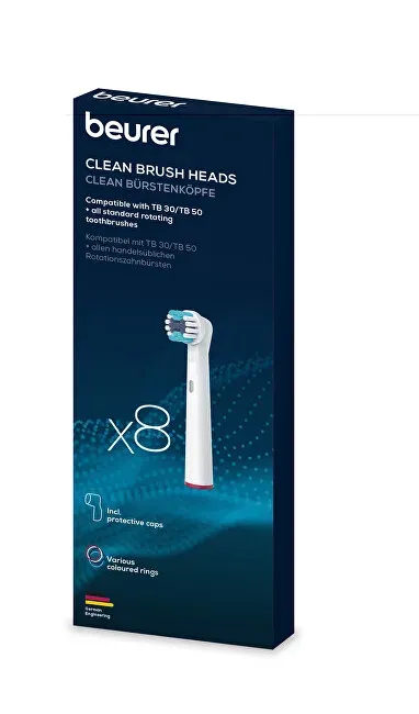 Clean replacement brush heads 8 pcs