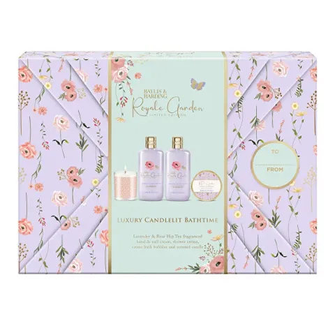 Lavender &amp; Rosehip Tea Body Care Gift Set 4 pcs
