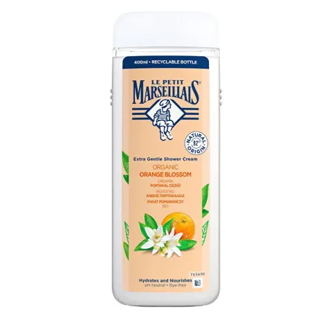 Extra gentle shower cream organic orange blossom