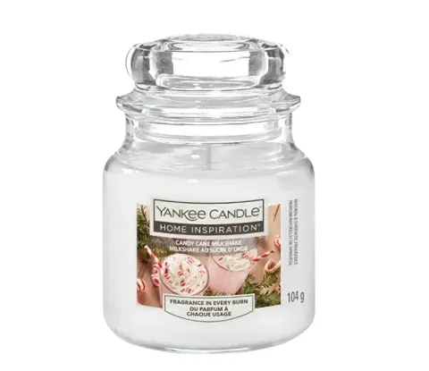 Home Inspiration Candy Cane Milkshake scented candle 104 g