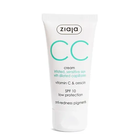 CC cream for irritated and sensitive skin with enlarged veins SPF 10 (CC Cream) 50 ml