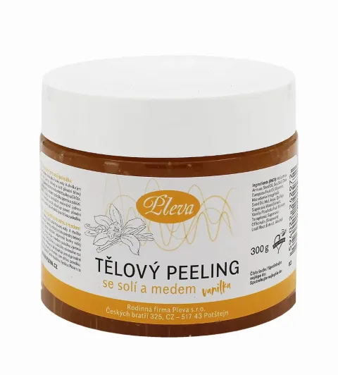 Exfoliating Body Scrub with Honey and Salt (Vanilla)