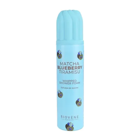 Biovene, Matcha Blueberry Tiramisu, Hydrating, Shower Mousse, 250 ml