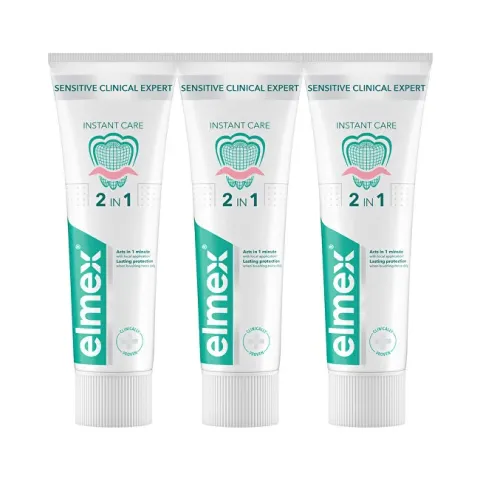 Toothpaste Sensitive Clinical Expert Instant Care Trio 3 x 75 ml
