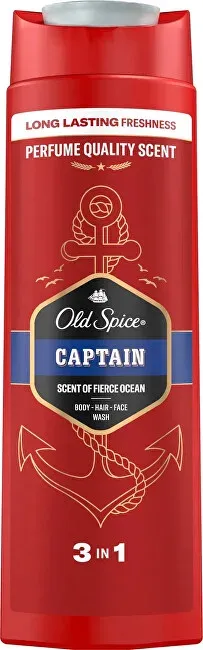 Shower gel 3 in 1 Captain (Shower Gel + Shampoo) - 400 ml