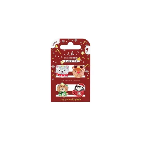 Clipstar Kids Sparkle in a Cup Hair Clip 4 pcs