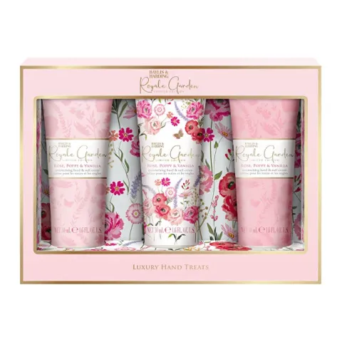 Baylis &amp; Harding Royale Garden Hand Cream Set, 3×50ml