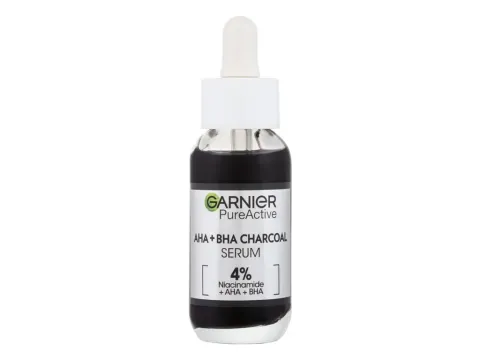 Pure active aha + bha charcoal serum