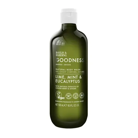 Goodness Awaken Shower Gel Lime, Mint &amp; Eucalyptus 500 ml