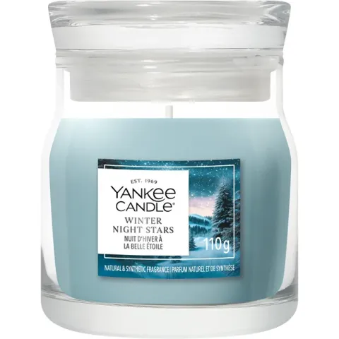 Signature scented candle glass small Winter Night Stars 110 g