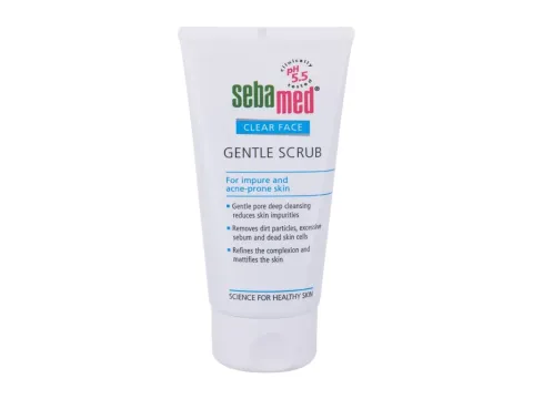 Clear face gentle scrub