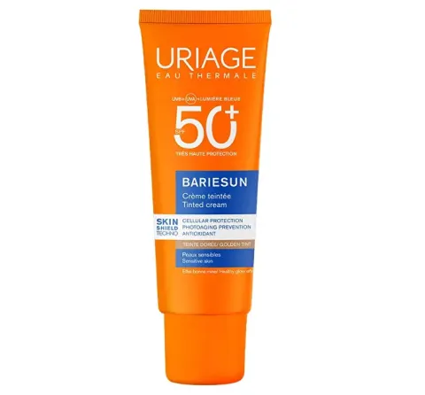 Tinted protective cream SPF 50+ Bariesun Gold Tinted Cream 50 ml