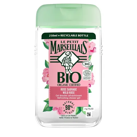 Bio Organic Certified Wild Rose Refreshing Shower Gel