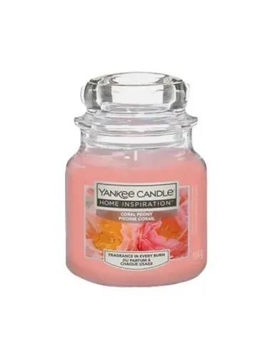 Home Inspiration small scented candle Coral Peony