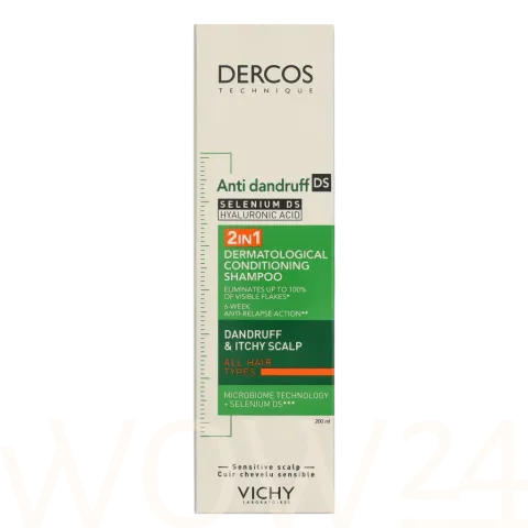 Vichy Dercos Anti-Dandruff 2 In 1 Shampoo