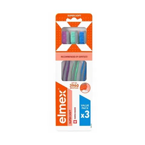 Toothbrush Super Soft Multipack 3 pcs