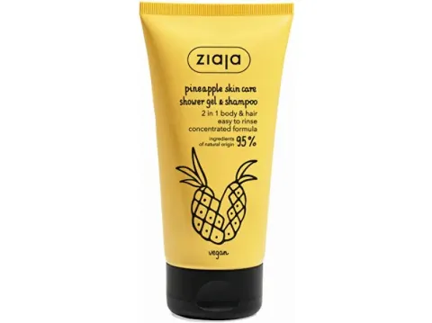 Energizing Shower Gel &amp; Shampoo Pineapple Skin Care (Shower Gel &amp; Shampoo) 160 ml