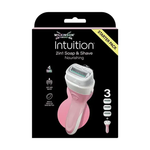 2in1 Soap and Shave Nourishing razor + 3 heads
