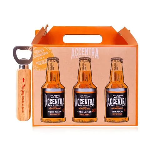 Men's Collection gift set with opener