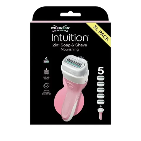 2in1 Soap and Shave Nourishing razor + 5 heads