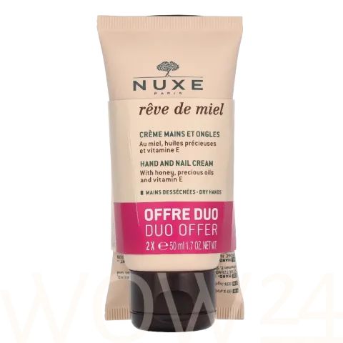 Nuxe Reve De Miel Hand And Nail Cream Duo Set