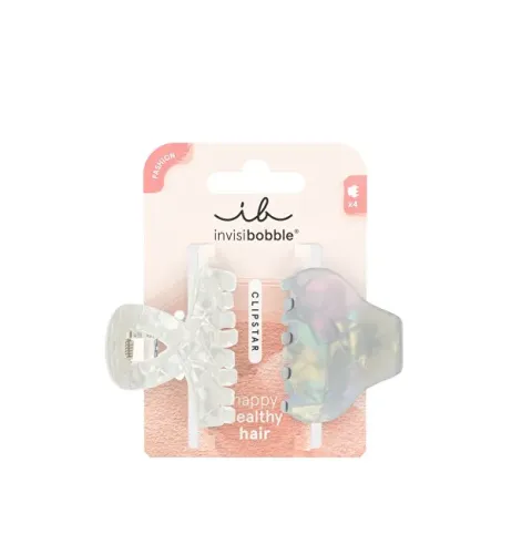 Hair clip Clipstar Pearly Frost M 2 pcs