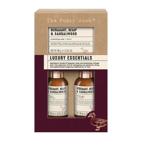 Skin, Body &amp; Hair Care Gift Set Bergamot, Hemp &amp; Sandalwood 3 pcs