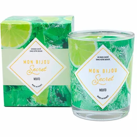 Scented candle 40h with Mojito jewel CCOMO100