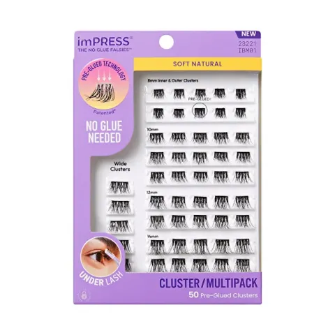 imPRESS Pre-glued Cluster Multi 01 Cluster Lashes