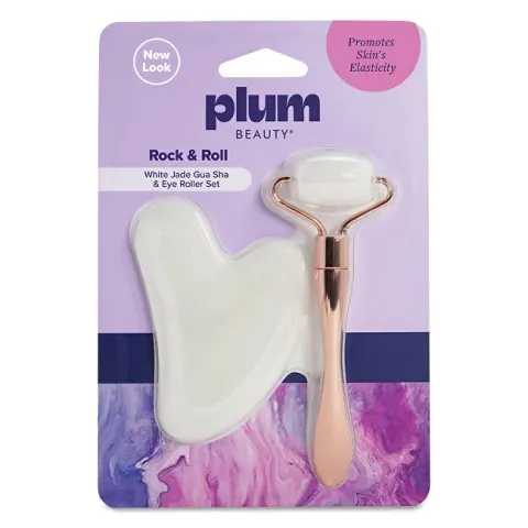 Massage Roller and Gua sha Rock &amp; Roll Set