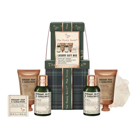 Bergamot, Hemp &amp; Sandalwood Body Care Gift Set 6 pcs