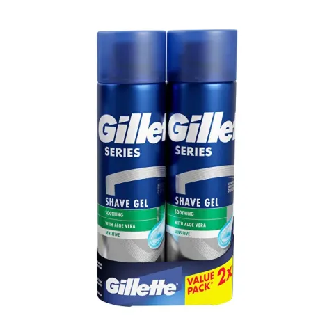 Gift set of shaving gels for sensitive skin 2 x