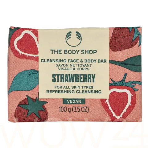 The Body Shop Strawberry Cleansing Face &amp; Body Bar