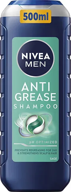 Shampoo with sage for oily hair Men (Anti Grease Shampoo) - 500 ml